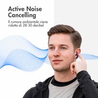imoshion Aura Pro Auricolari in-ear wireless - Cancellazione attiva del rumore (ANC) - Bordeaux