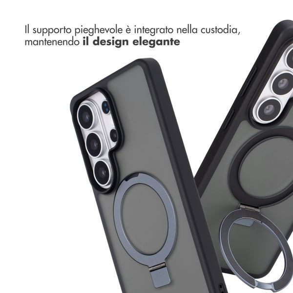 Accezz Cover con anello e supporto con MagSafe Samsung Galaxy S26 Ultra - Nero