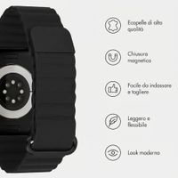 imoshion Cinturino magnetico in pelle sintetica Apple Watch | 44/45/46/49 mm - Nero