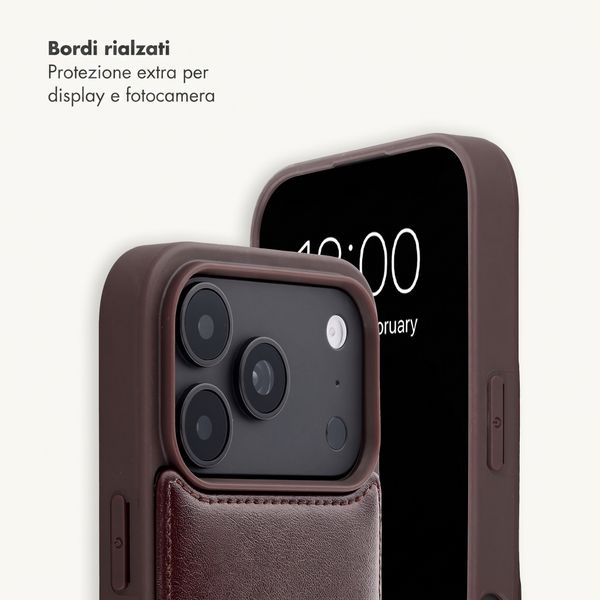 Selencia Cover per telefono Nova con cordino e portacarte Apple iPhone 18 Pro / 17 Pro - Checks
