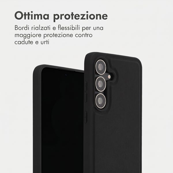 Accezz Backcover Edge con MagSafe Samsung Galaxy S25 FE - Nero