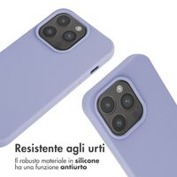 imoshion Cover in Silicone con Cordino Apple iPhone 15 Pro - Viola
