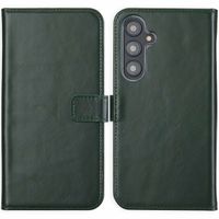 Selencia Cover a libro in vera pelle Samsung Galaxy S24 FE - Verde