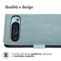 imoshion Cover a libro di Lusso Google Pixel 9 Pro XL - Azzurro