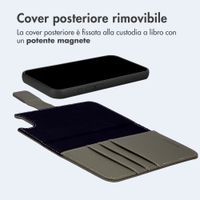imoshion Cover a libro di lusso 2-in-1 rimovibile Apple iPhone 17e / 16e - Verde