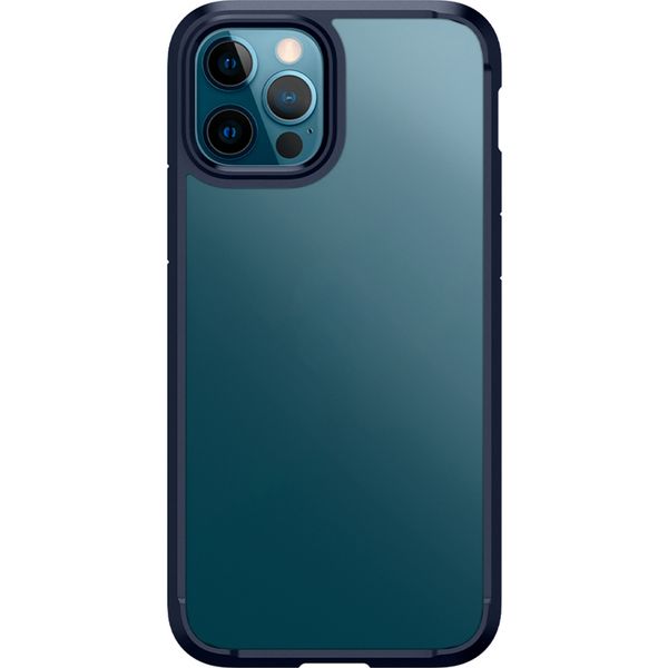 Spigen Cover Ultra Hybrid Apple iPhone 12 (Pro) - Blu scuro