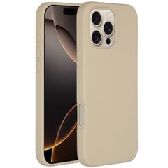 Accezz Cover in silicone liquido con MagSafe Apple iPhone 16 Pro Max - Stone