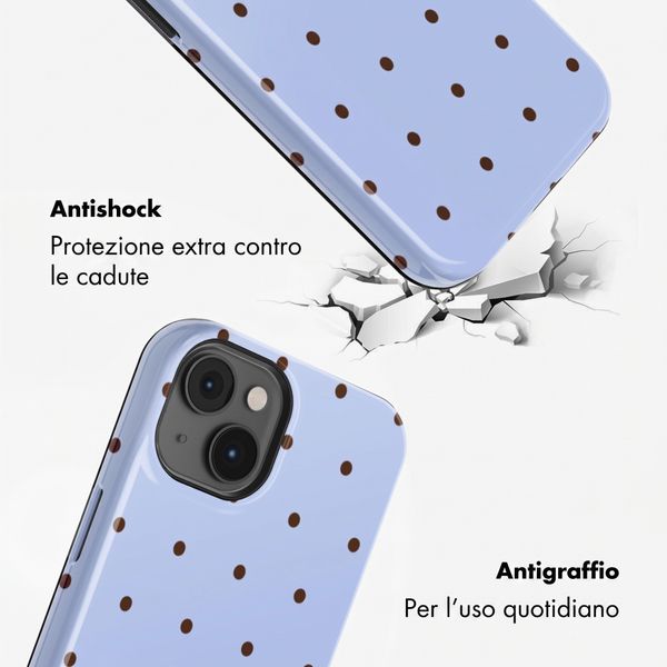 Selencia Cover Posteriore Vivid Apple iPhone 14 - Happy Dots Digital Sky