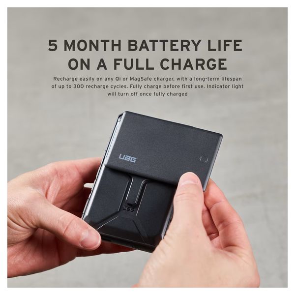 UAG Metropolis wallet con tracker - Compatibile con Apple e Android - Kevlar Black