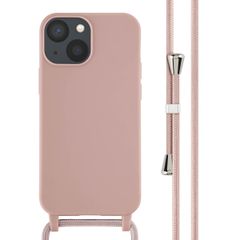imoshion Cover in Silicone con Cordino Apple iPhone 13 Mini - Sand Pink