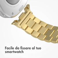 imoshion Cinturino in acciaio Samsung Galaxy Watch 8 (40/44mm) / Classic (46mm) - Oro