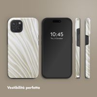 Selencia Cover posteriore Vivid con MagSafe Apple iPhone 15 - Nature Light Brown