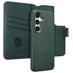 Accezz Cover in pelle 2 in 1 con MagSafe Samsung Galaxy S25 - Cedar Green