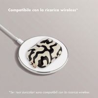 Selencia Cover Vivid  Apple Airpods Pro 3 - Art Wave Black