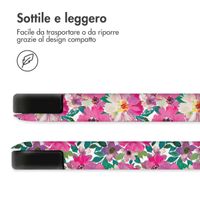 imoshion Cover Trifold Design Samsung Galaxy Tab A9 Plus - Floral Water Color
