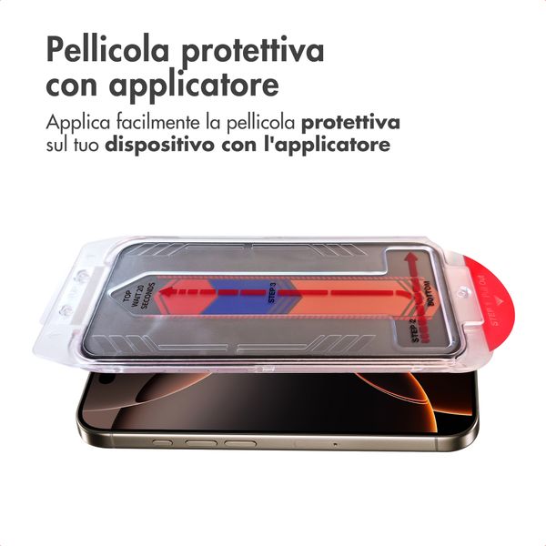 Accezz Vetro temperato privacy + Applicatore Apple iPhone 15 Pro Max