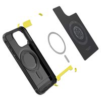 Spigen Cover Rugged Armor con MagSafe Apple iPhone 15 Pro - Nero