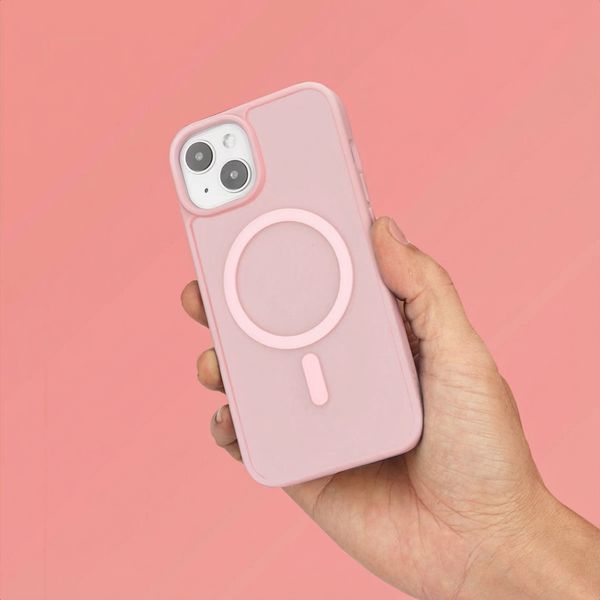 imoshion Cover posteriore Color Guard con MagSafe Apple iPhone 14 / 13 - Rosa chiaro