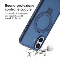 Accezz Cover con anello e supporto con MagSafe Apple iPhone 17 - Blu