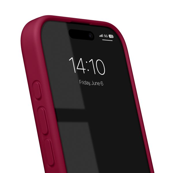 iDeal of Sweden Cover in silicone con MagSafe Apple iPhone 17 - Cranberry