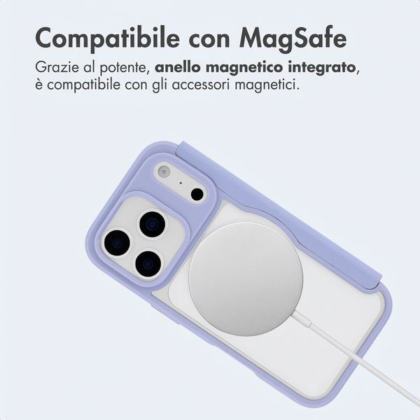 imoshion Bookcase trasparente con MagSafe Apple iPhone 17 Pro - Lilla
