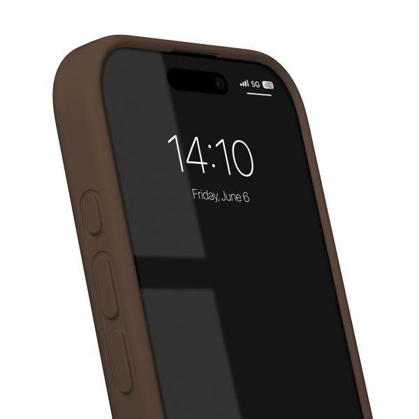 iDeal of Sweden Cover in silicone con MagSafe Apple iPhone 16 - Mocha Mousse