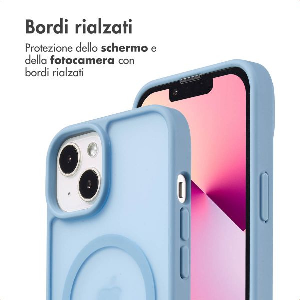 imoshion Cover posteriore Color Guard con MagSafe Apple iPhone 14 / 13 - Azzurro