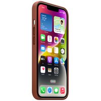 Apple Cover Posteriore in Pelle con MagSafe Apple iPhone 14 - Umber