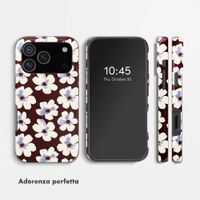 Selencia Cover Posteriore Vivid Apple iPhone 17 Pro - Choco Flower Pop