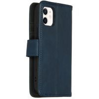 imoshion Cover a libro di Lusso Apple iPhone 12 Mini - Blu scuro