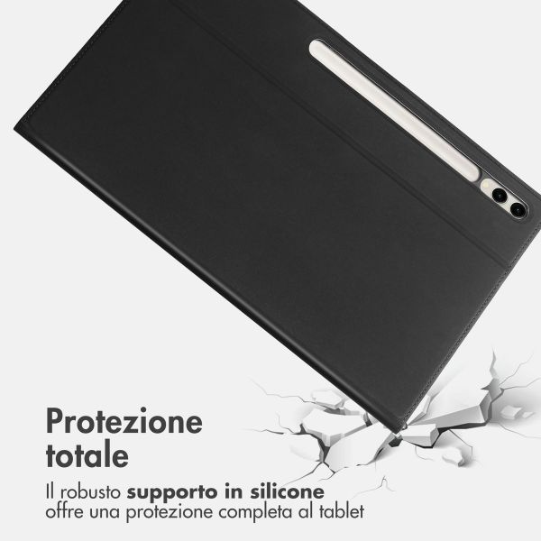 Accezz Cover Tablet Classica Samsung Galaxy Tab S10 Plus / Tab S9 FE Plus / Tab S9 Plus - Nero
