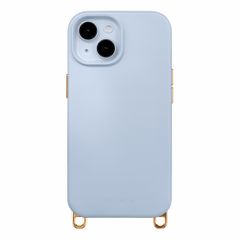 Selencia Cover posteriore Rivièra con MagSafe con ganci rimovibili Apple iPhone 14 / 13 - Powder Blue
