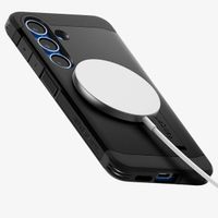 Spigen Cover Posteriore Corazzata Tough con MagSafe Samsung Galaxy S25 - Nero
