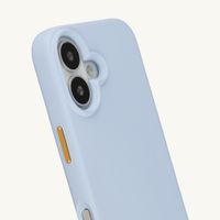 Selencia Cover posteriore Rivièra con MagSafe con ganci rimovibili Apple iPhone 16 - Powder Blue