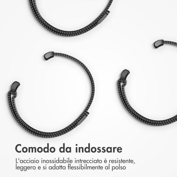 imoshion Cinturino milanese magnetico Samsung Galaxy Watch 8 (40/44mm) / Classic (46mm) - Nero
