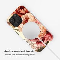 Selencia Cover posteriore Vivid con MagSafe Apple iPhone 16 Pro - Vintage Peony