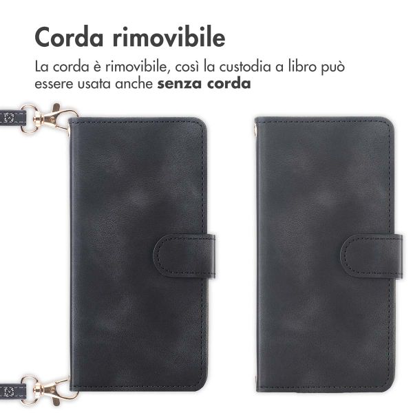 imoshion Cover a libro con Cordino Google Pixel 9A - Nero