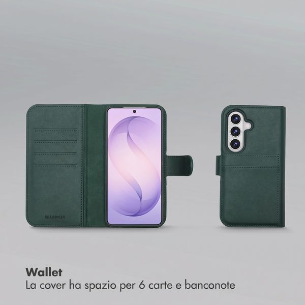 Selencia Libreria rimovibile Olyn con MagSafe Samsung Galaxy S26 - Verde