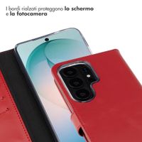 Selencia Cover a libro in vera pelle Samsung Galaxy S26 Ultra - Rosso