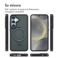 Accezz Cover con anello e supporto con MagSafe Samsung Galaxy S25 - Nero