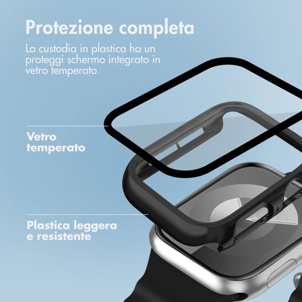 imoshion Cover rigida integrale lucida Apple Watch 4 / 5 / 6 / SE - 40 mm - Nero