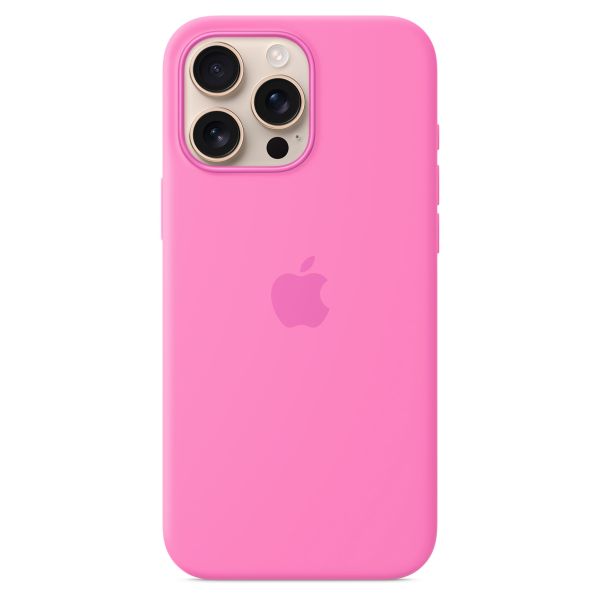 Apple Cover Posteriore in Silicone con MagSafe Apple iPhone 16 Pro Max - Peony Pink