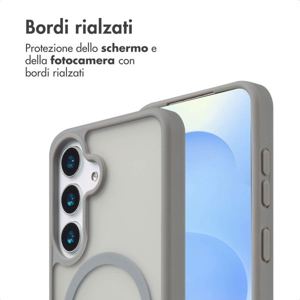 imoshion Cover posteriore Color Guard con MagSafe Samsung Galaxy S25 - Grigio