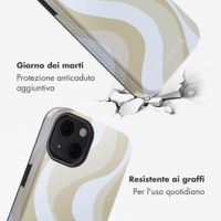 Selencia Cover posteriore Vivid con MagSafe Apple iPhone 13 - Desert Waves Beige
