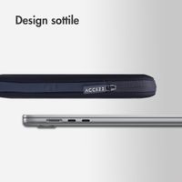 Accezz Cover per laptop 15-16 pollici - Laptopsleeve - Blu