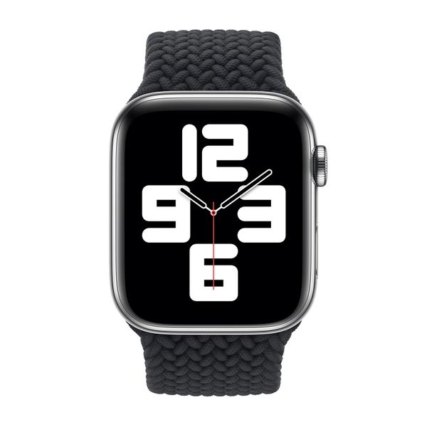 Apple Cinturino Solo intrecciato Apple Watch | 38/40/41/42 mm - Taglia 3 - Charcoal