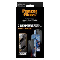PanzerGlass Vetro temperato privacy Ultra Wide Fit FastFit in-a-box Apple iPhone 17 Pro Max