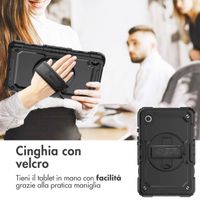 Accezz Cover Posteriore Resistente con tracolla Samsung Galaxy Tab A9 8.7 pollici - Nero