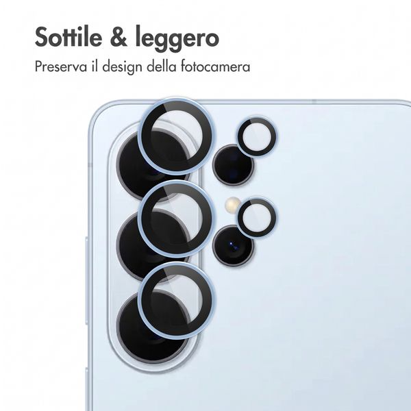 imoshion 2 Pack protezione lente fotocamera per Samsung Galaxy S26 Ultra - Sky Blue