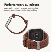 imoshion Cinturino in velluto a coste Apple Watch | 44/45/46/49 mm - Marrone
